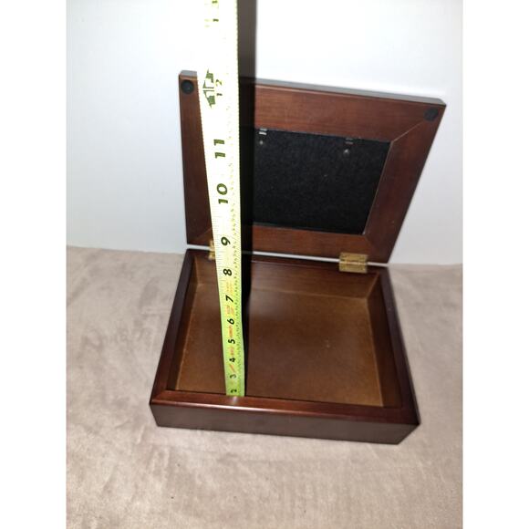 Rectangle Double Picture Frame Wooden Box - Picture 4 of 6